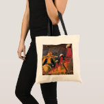 Bolso De Tela Vintage Science Ficción Futurista City Volador Aut<br><div class="desc">Imagen de ficción de ilustracion de viajes y transporte con historietas clásicas retro de ciencia ficción en un entorno urbano con una ciudad del futuro. Los edificios arquitectónicos tienen forma de conos y los vehículos vuelan en el cielo como pájaros mientras las multitudes se mueven a través de la metrópolis....</div>