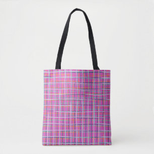 Bolso De Tela Vintage sin costura minimalista con este