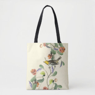 Bolso De Tela Vintage Songbird Pearl White