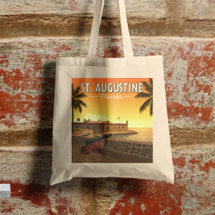 Bolso De Tela Vintage St. Augustine Florida