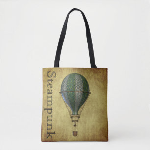 Bolso De Tela Vintage Steampunk Balloon