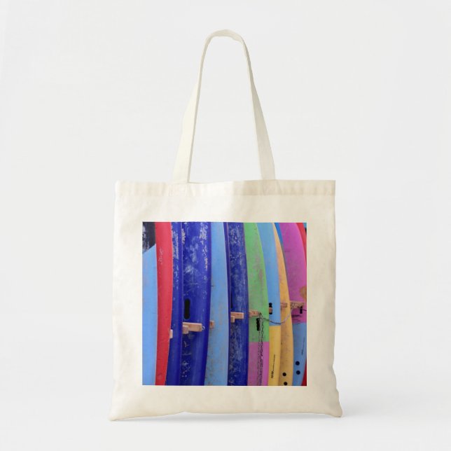 Bolso De Tela Vintage Surfboards (Frente)