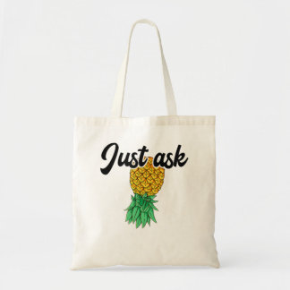Bolso De Tela Vintage Upside Down Pineapple Ask Subtle Swin