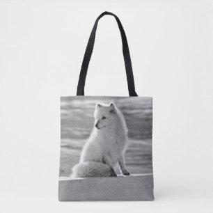 Bolso De Tela Vintage USA Alaska Arctic fox