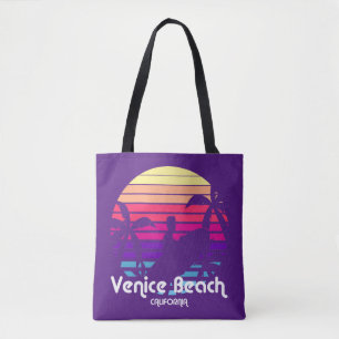 Bolso De Tela Vintage Venice Beach California Sunset