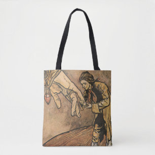 Bolso De Tela Vintage Viajes de Gulliver de Arthur Rackham