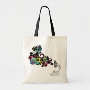 Bolso De Tela Vintage Victrola retro