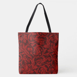 Bolso De Tela Vintage William Morris Foliage Fruit de las aves r
