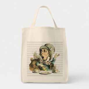 Bolso De Tela Vintage Wonderland Mad Hatter