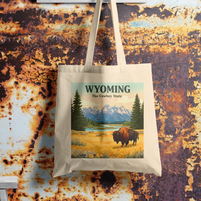 Bolso De Tela Vintage Wyoming (Subido por el creador)