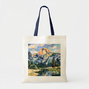 Bolso De Tela Vintage Yosemite Half Dome Vibrante Van Gogh Perso