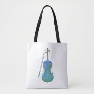 Bolso De Tela Viola