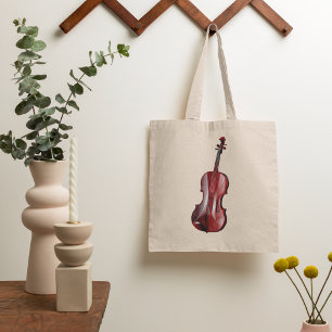 Bolso De Tela Viola
