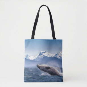 Bolso De Tela Violación de la ballena jorobada en Alaska