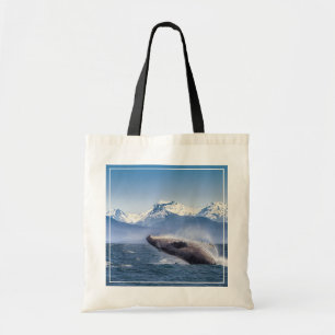 Bolso De Tela Violación de la ballena jorobada en Alaska