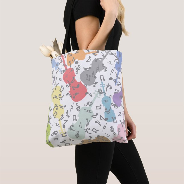 Bolso De Tela Violaciones Y Notas Musicales (Subido por el creador)