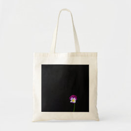 Bolso De Tela Violet Flower btcn