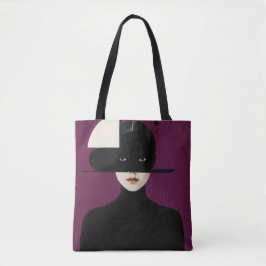 Bolso De Tela Violet Silence – Abstract Goddess Art