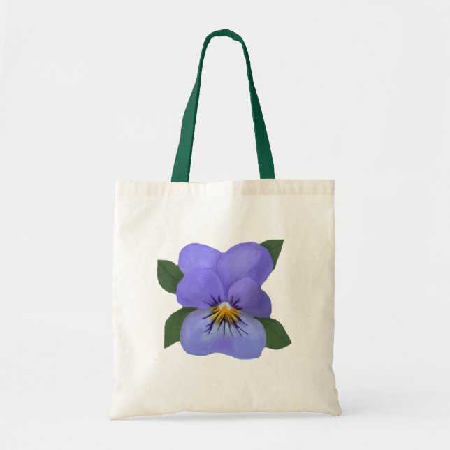 Bolso De Tela Violet Tote Bag (Frente)