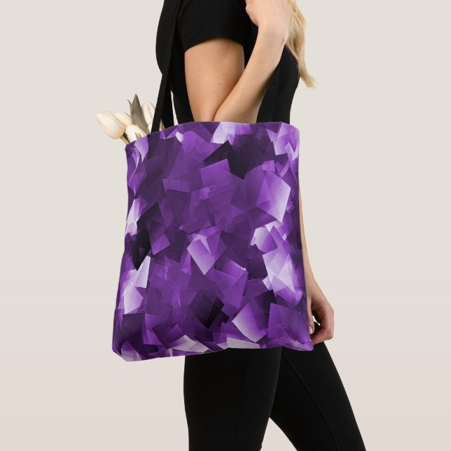 Bolso De Tela Violeta..... (Detalle)