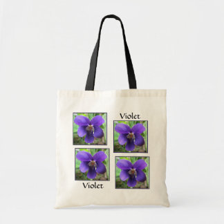 Bolso De Tela Violeta púrpura
