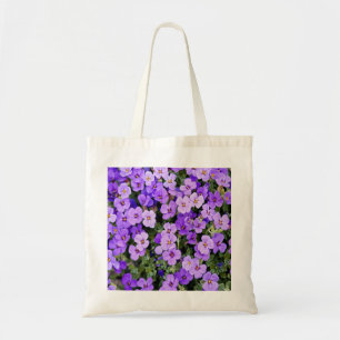 Bolso De Tela Violetas