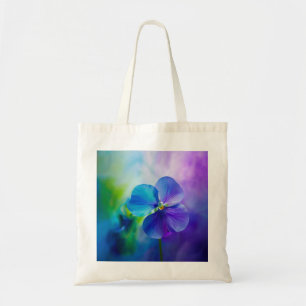 Bolso De Tela Violetas de colores