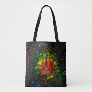 Bolso De Tela Violín