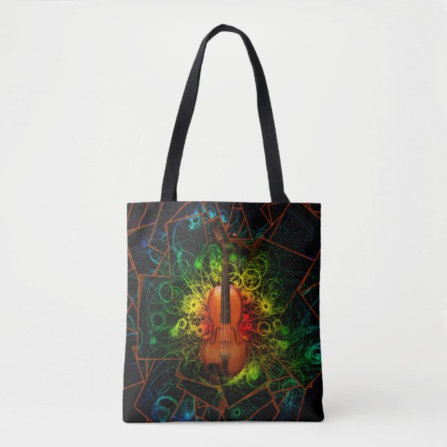 Bolso De Tela Violín (Anverso)