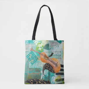 Bolso De Tela Violin Melody