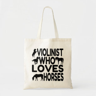 Bolso De Tela Violinista de Horse Lover
