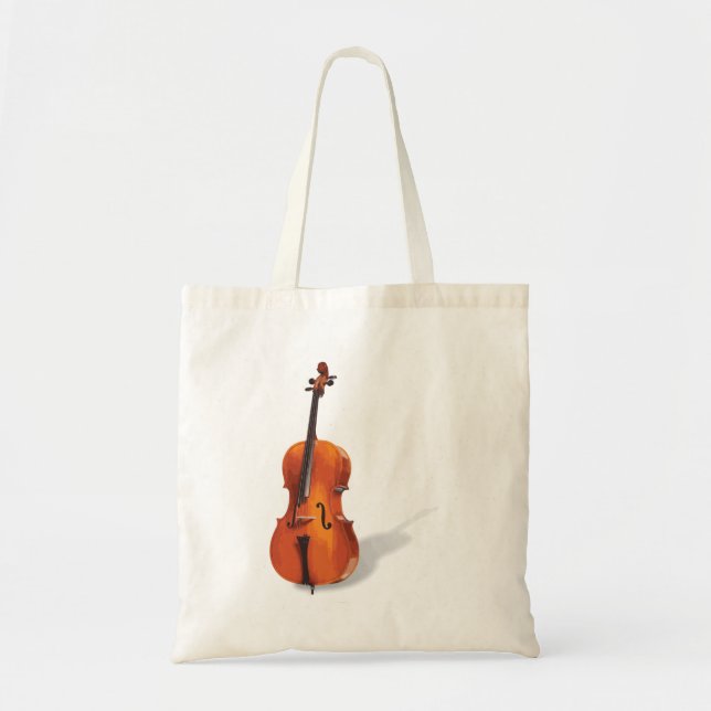 Bolso De Tela Violoncelo (Frente)