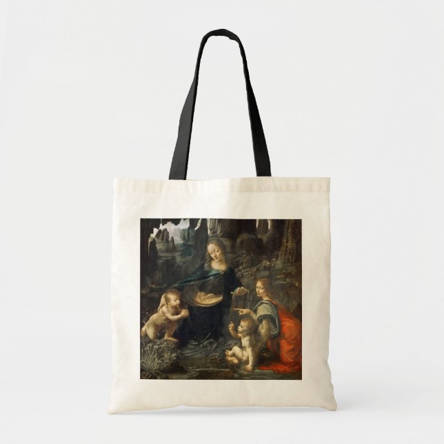 Bolso De Tela Virgen de las Rocas, Leonardo da Vinci (Frente)