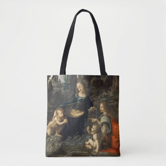 Bolso De Tela Virgen de las Rocas, Leonardo da Vinci (Anverso)
