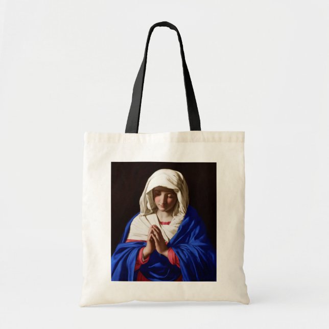 Bolso De Tela Virgen en la oración, Sassoferrato (Frente)