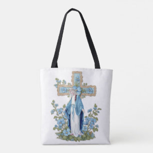 Bolso De Tela Virgen María Ave María en Latín