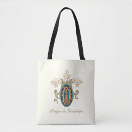 Bolso De Tela Virgen Religiosa María Maria Cruz Guadalupe