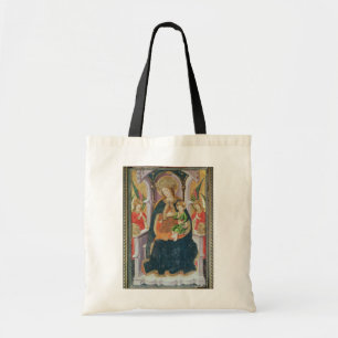 Bolso De Tela Virgen y niño con los músicos del ángel