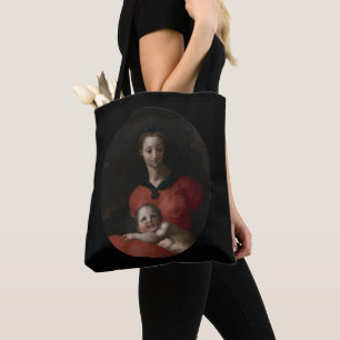 Bolso De Tela Virgen y niño, conocidos como Madonna del Libro