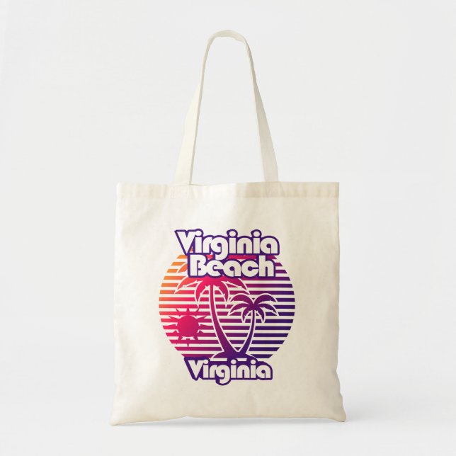 Bolso De Tela Virginia Beach (Frente)