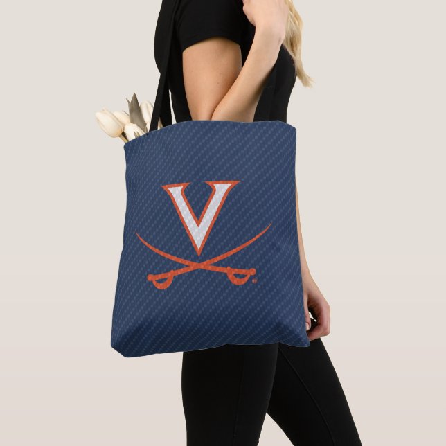 Bolso De Tela Virginia Cavaliers de fibra de carbono (Detalle)
