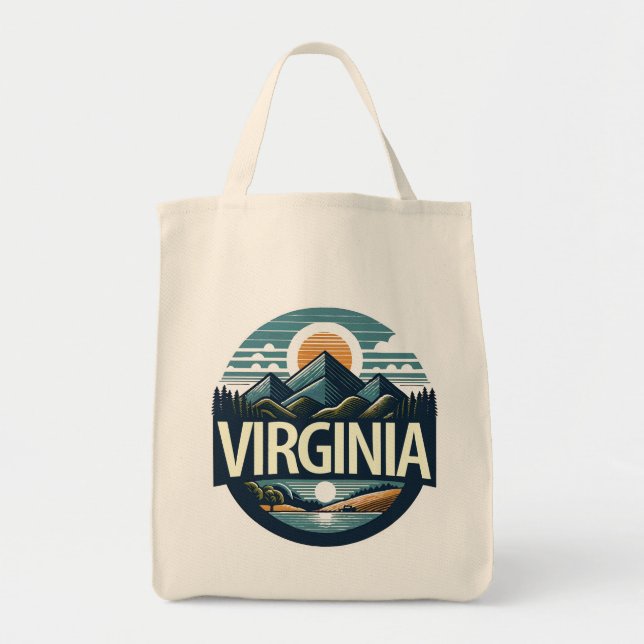 Bolso De Tela Virginia (Estados Unidos de América) (Frente)