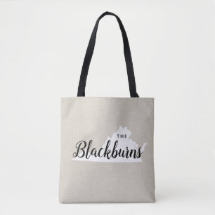 Bolso De Tela Virginia Family Monogram State Tote Bag
