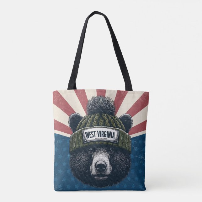 Bolso De Tela Virginia Occidental (Reverso)