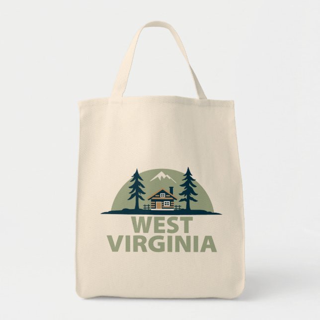 Bolso De Tela Virginia Occidental, Estados Unidos de América (Frente)