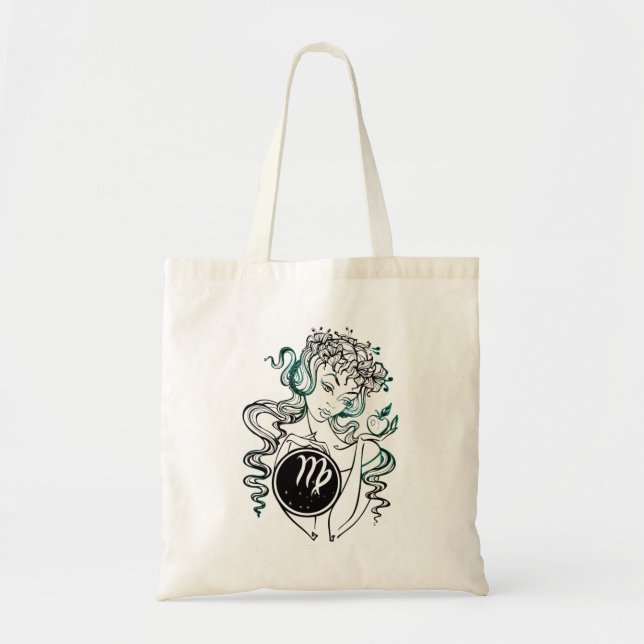 Bolso De Tela Virgo Art Deco Lady (Frente)