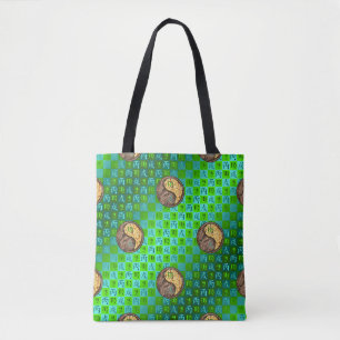 Bolso De Tela Virgo & Perro de Fuego