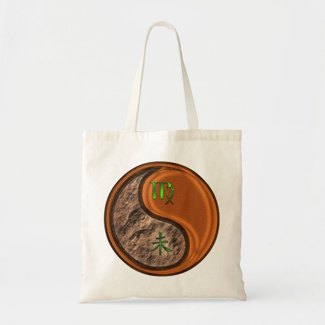 Bolso De Tela Virgo & Wood Goat (Frente)