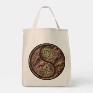 Bolso De Tela Virgo y cabra de la Tierra