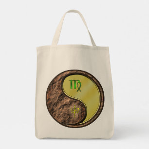 Bolso De Tela Virgo y mono Metalizado